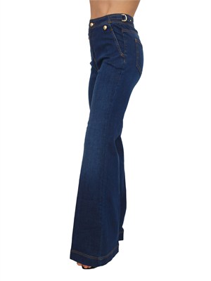 Jeans Summit Nenette in denim blu scuro in DONNA