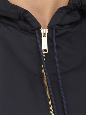 Giubbino Zucca Marella in twill misto cotone blu in DONNA