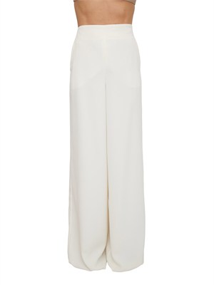 Pantaloni Campo Marella in crêpe envers satin avorio in DONNA