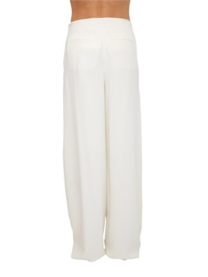 Pantaloni Campo Marella in crêpe envers satin avorio in DONNA