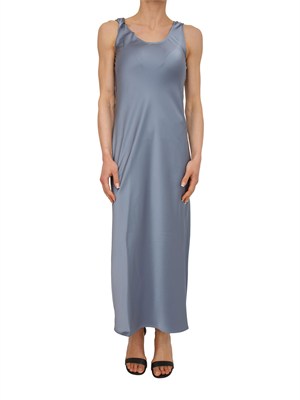 Abito Ovale Marella in double satin azzurro in DONNA