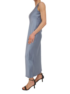 Abito Ovale Marella in double satin azzurro in DONNA