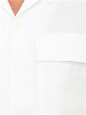 Camicia bianca Antony Morato in lino e viscosa in UOMO