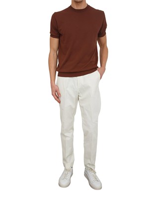 Pantaloni uomo Antony Morato in misto lino e cotone burro in UOMO