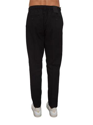 Pantaloni uomo Antony Morato in misto lino e cotone neri in UOMO