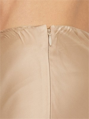 Gonna lunga Blugirl in raso di viscosa cammello in DONNA