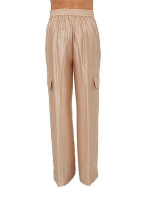 Pantaloni Blugirl in lyocell cammello in DONNA