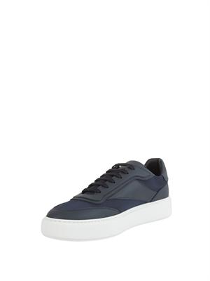 Sneaker Antony Morato in pelle e nylon blu in UOMO