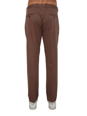 Pantaloni uomo Circolo 1901 in premium piquet filo di scozia marrone in UOMO