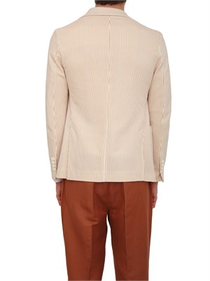 Giacca uomo Circolo 1901 in oxford beige a righe in UOMO