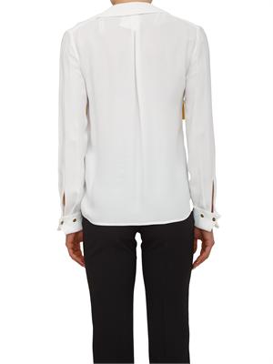 Camicia in georgette avorio Elisabetta Franchi in DONNA