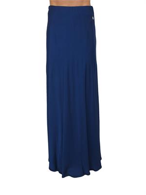 Gonna lunga Fracomina in viscosa blu in DONNA