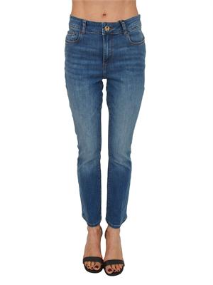 Jeans Fracomina in denim di cotone blu medio in DONNA