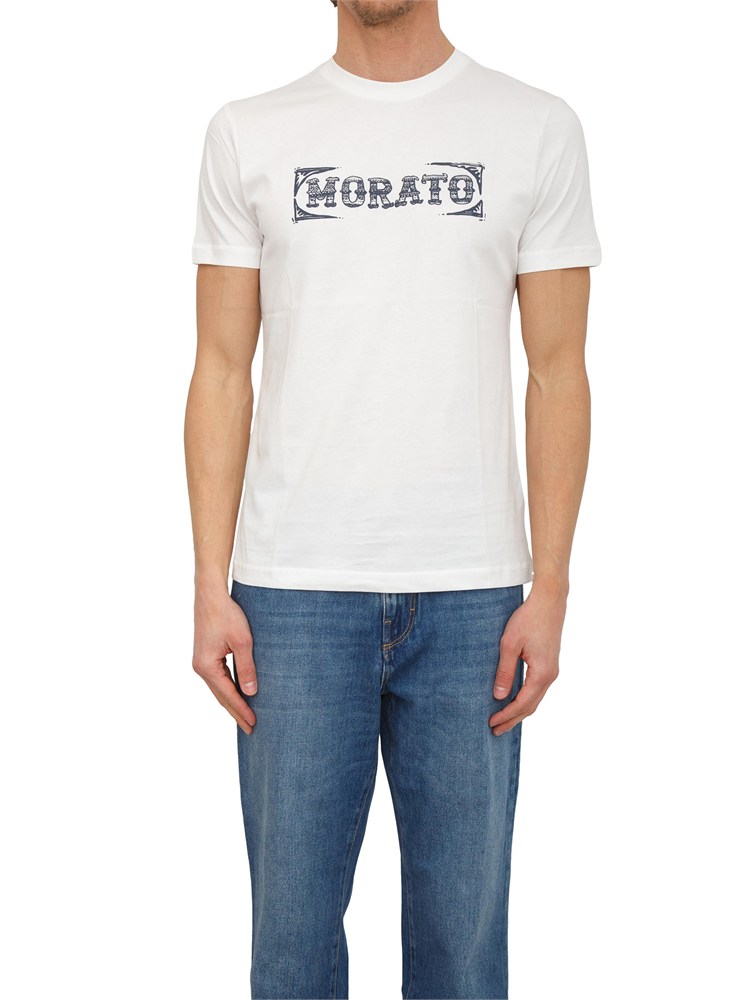 T-shirt Antony Morato in cotone bianco stampa logo