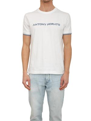 T-shirt Antony Morato in cotone bianco stampa logo in UOMO