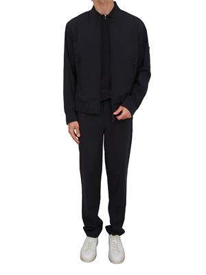 Giubbino Armani Exchange uomo in tessuto blu in UOMO