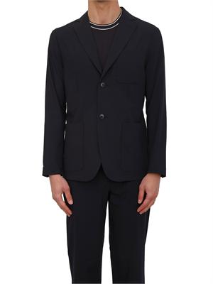 Giacca Armani Exchange uomo in viscosa e lana blu in UOMO
