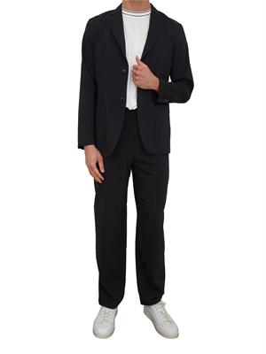Giacca Armani Exchange uomo in lyocell blu in UOMO