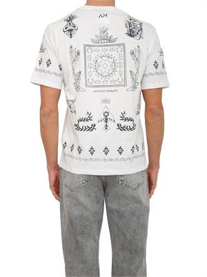 T-shirt Antony Morato in cotone bianco stampa tribale in UOMO