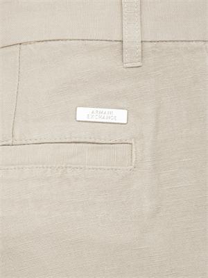 Pantaloni uomo Armani Exchange in lino beige in UOMO