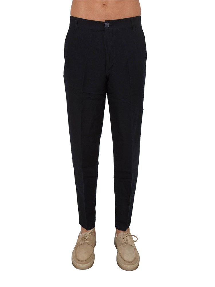 Pantaloni uomo Armani Exchange in lino blu