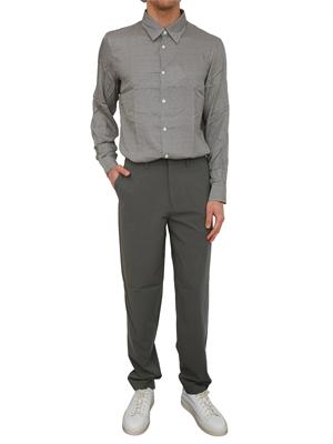 Camicia uomo Armani Exchange in viscosa micrologo blu all over in UOMO