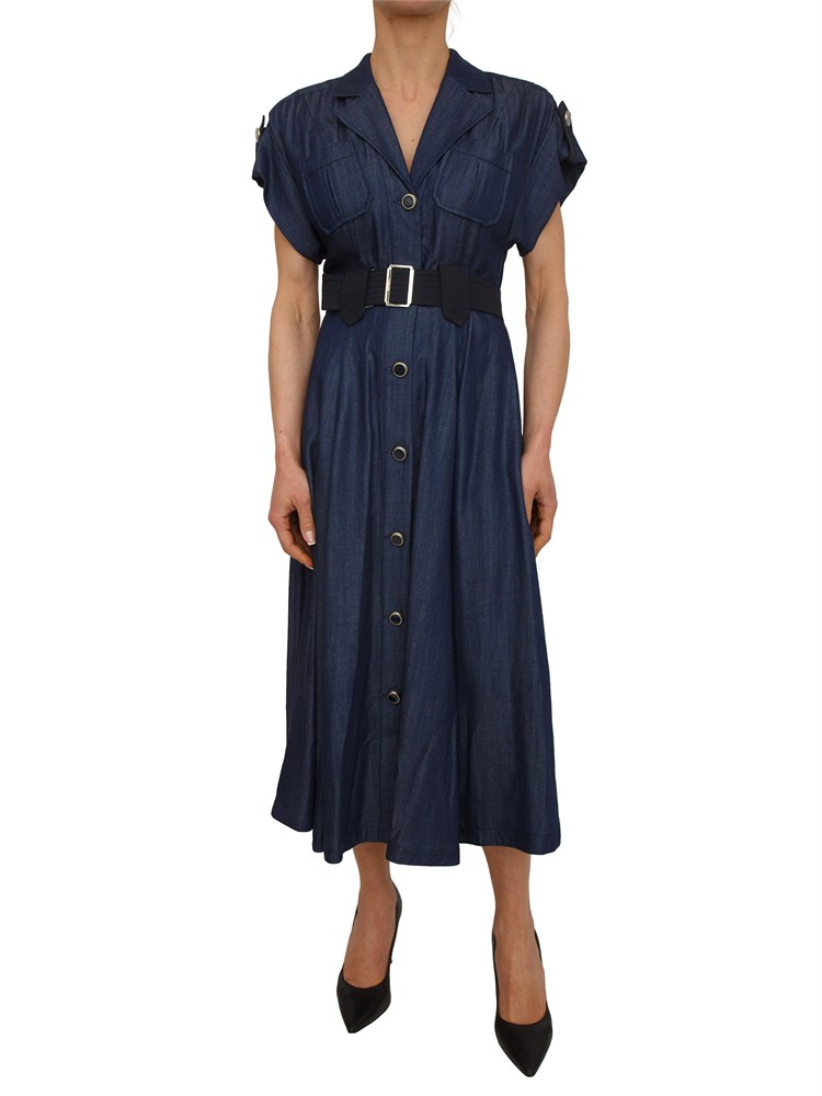 Abito Liu Jo in denim chambray blu