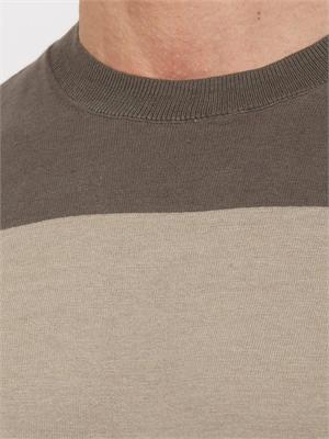 Maglia Armani Exchange uomo in cotone e lino verde in UOMO