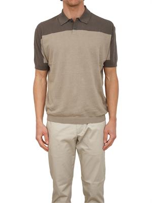 Polo in maglia Armani Exchange uomo verde in UOMO
