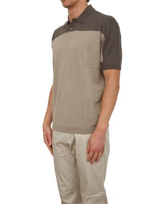 Polo in maglia Armani Exchange uomo verde in UOMO