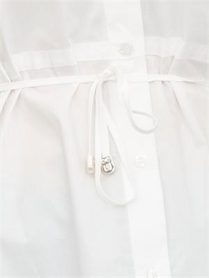 Camicia Liu Jo donna in popeline di cotone bianco in DONNA