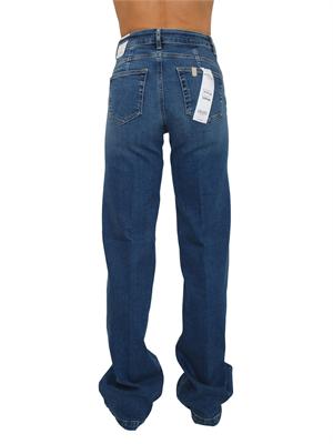 Jeans flare Liu Jo donna in denim stretch blu scuro in DONNA