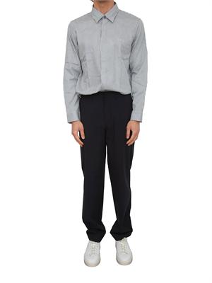 Camicia uomo Armani Exchange in cotone righe blu in UOMO
