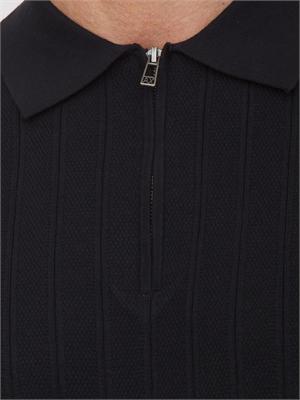 Maglia Armani Exchange uomo in cotone blu in UOMO
