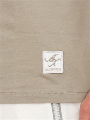 T-shirt uomo Armani Exchange in cotone beige in UOMO