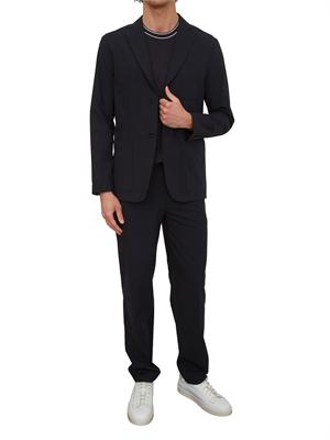 Pantaloni Armani Exchange uomo in viscosa e lana blu in UOMO