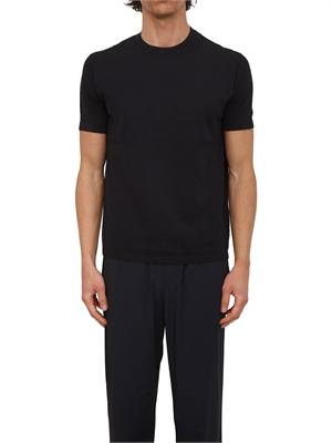 T-shirt Armani Exchange uomo in cotone blu in UOMO