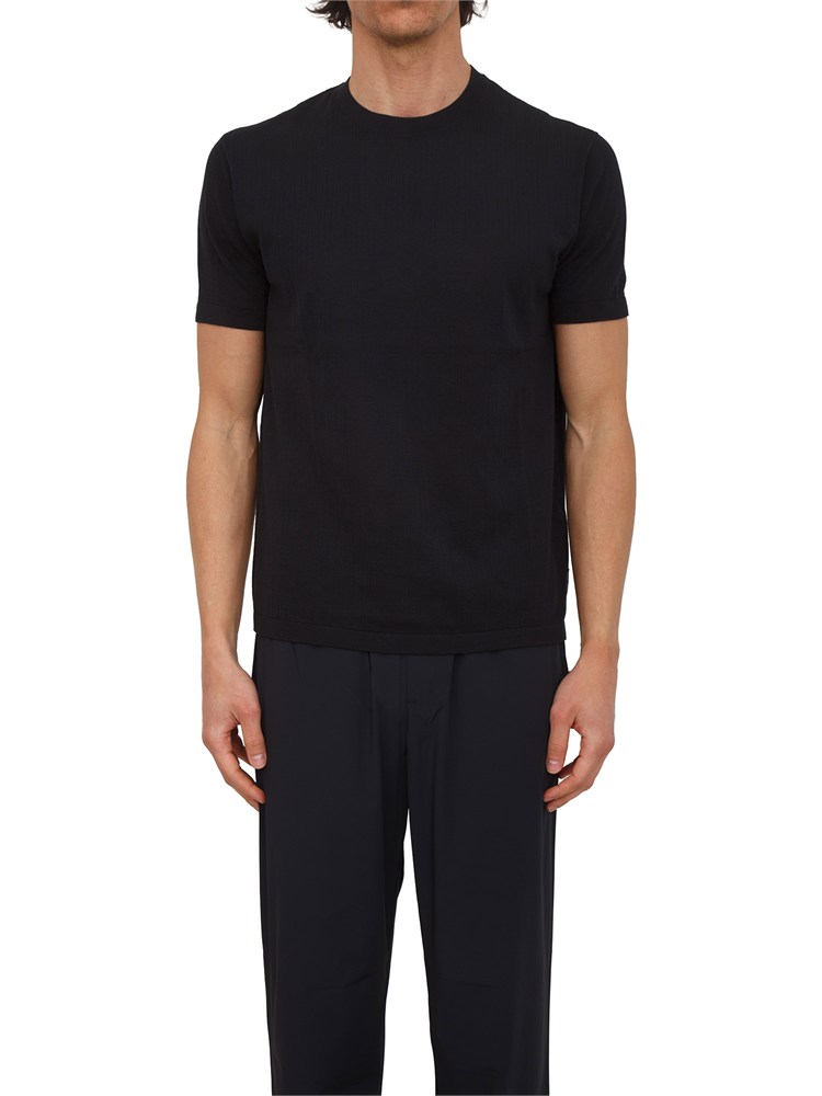 T-shirt Armani Exchange uomo in cotone blu