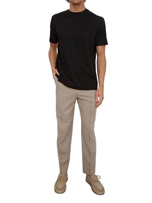 T-shirt Armani Exchange uomo in cotone nero in UOMO