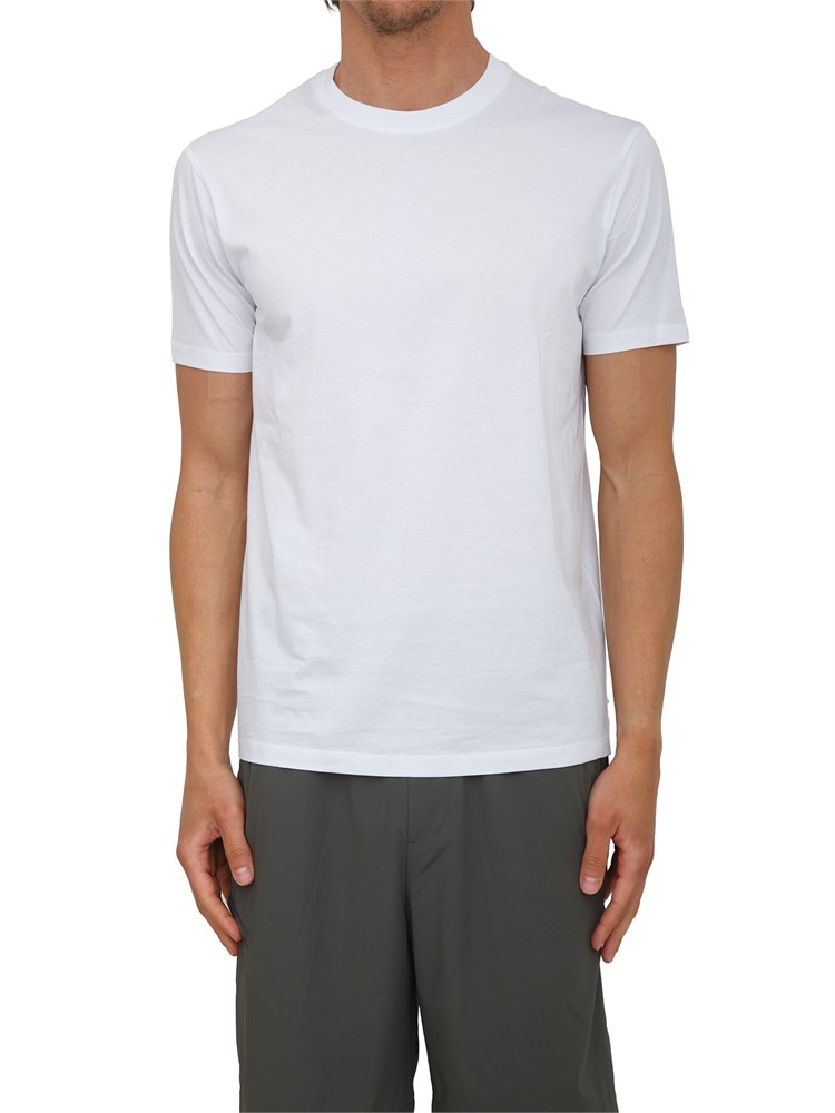 T-shirt Armani Exchange uomo in cotone bianco