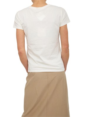 T-shirt Liu Jo donna in jersey di cotone bianca in DONNA