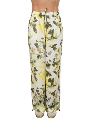 Pantaloni tuta Liu Jo donna in raso stampato fiori in DONNA