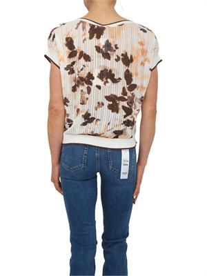 Maglia Liu Jo donna in cotone traforato con stampa in DONNA