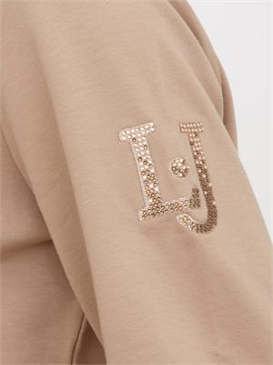 Tuta sportiva Liu Jo donna in cotone elasticizzato cammello in DONNA