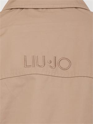 Giubbino corto Liu Jo donna in misto cotone beige in DONNA