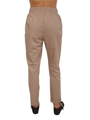 Pantaloni Liu Jo donna in tessuto beige in DONNA