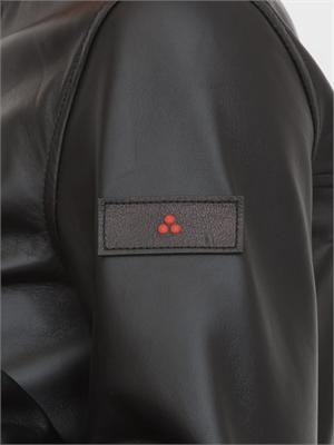 Giubbino nero in pelle Peuterey donna in DONNA