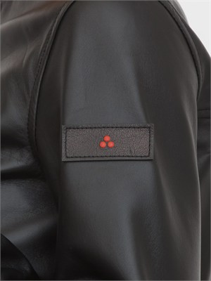 Giubbino nero in pelle Peuterey donna in DONNA