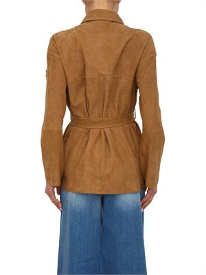 Giubbino Peuterey donna in pelle scamosciata cuoio in DONNA