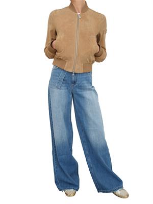 Giubbino pelle scamosciata beige Peuterey donna in DONNA